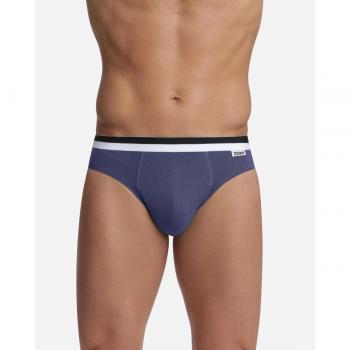 Dim Unno Basic Herren Slips atmungsaktives Gewebe Blau XL