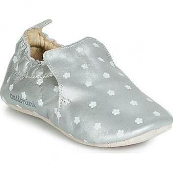 Chaussons Catamini – Tissu brillant argenté (fille)