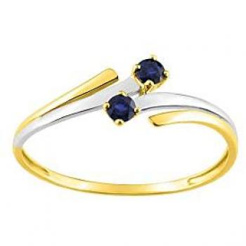 Bague Femme Luxe Saphir Or 9 Carats