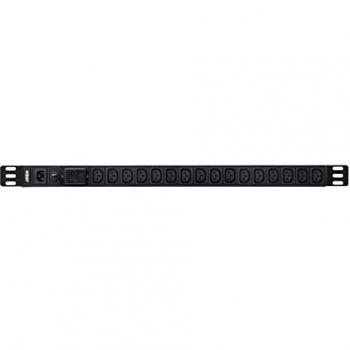 Aten PE0116SG 16‑Outlet 0U PDU, Black, Aluminum Housing