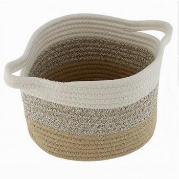 Cesto de Cuerda Tejida para Almacenamiento 21x15 Cm