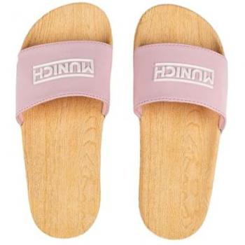 Sandalia Femenina München Wood 326 Rosa