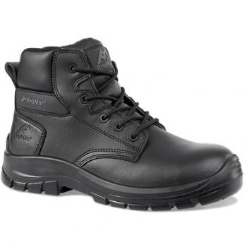 ProMan Georgia Waterproof Lightweight Safety Boot Black Size 5