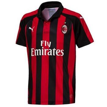 Puma AC Milan Youth Short Sleeve Jersey Black/Red Size 7-8Y