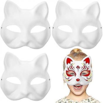 Masques DIY Chat Blanc Therian