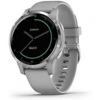 Garmin Vivoactive 4S GPS Smartwatch Powder Grey/Silver