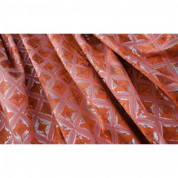 Geometric Pattern Jacquard Polyester Fabric for Cushions