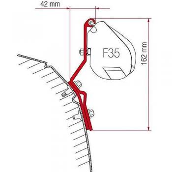 Fiamma F35 VW T4 Lift Roof Awning Pro Kit