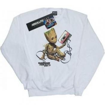 Sudadera Blanca Groot Tape para Señora de Marvel