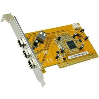 EXSYS 1394A 32‑bit: 3 porti + 1 di espansione + adattatore