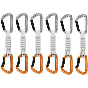 Ruban rapide Mammut Keylock 12 cm Noir-Orange – Pack 6