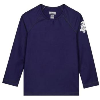 Vilebrequin Kids Solid Rashguard – Bleu Marine, Size 4 (Big Kid)