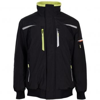Pilotenjacke Terrax Workwear Größe XL schwarz/limette TERRAX