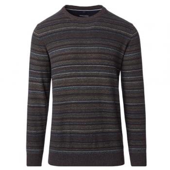 Herren Pullover CASAMODA gestreift Gr. M, braun