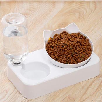 Pawstrip 1.8L Automatic Dog and Cat Feeder with Water Fountain