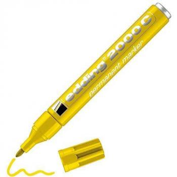 EDDING Marker für dauerhafte Beschriftung, Gelb