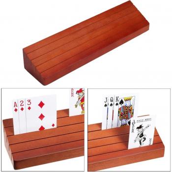 Caisse de cartes double fond en bois “Feutre”