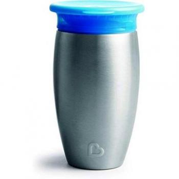Munchkin Miracle 360° oefenbeker met handvat blauw