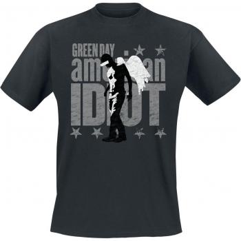 T‑shirt court Green Day « American Idiot Angel » – Noir – Hommes – S à XXL