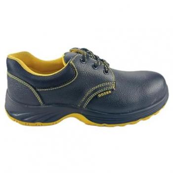 Dozer Grizzly S1 Basse Scarpe di Sicurezza Ecopelle Nera Taglia 44