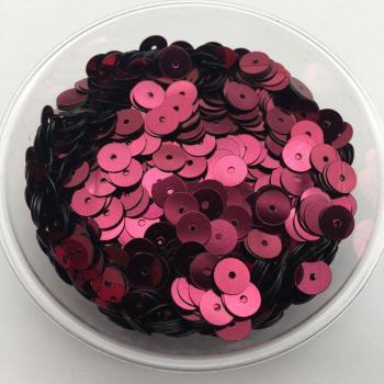 6mm Claret Wine Red Flat Round Loose Sequins for Garment Accessories