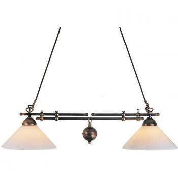 Menzel Year 1900 Dual Bulb Linear Hanging Light
