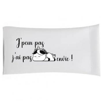 Housse à lunettes blanche « Licorne J’Peux Pas »
