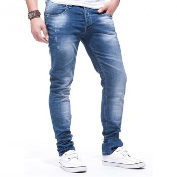 Leif Nelson Cool Boy Jeans – Blaue Langjeans mit Stretch für Männer