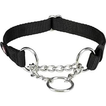 Collier Trixie Premium Anti-Traction Noir pour Chiens M–L