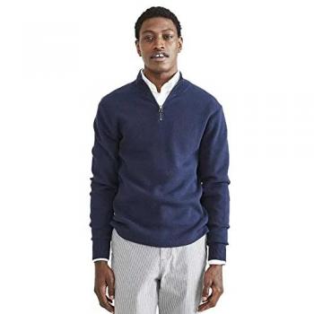 Dockers Maglione 1/4 Zip Core Blu Navy