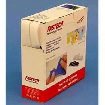 Nastro bianco a strappo da incollare Lato morbido e lato rigido 10000 mm x 20 mm Fastech B20-SKL000010 10 m