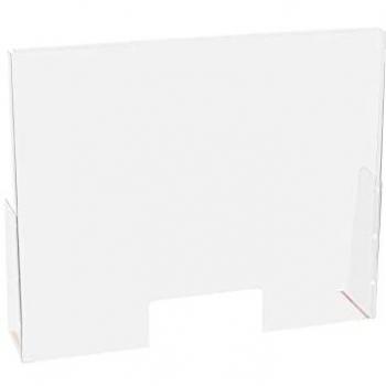 Exacompta Basic Office Protective Screen, Landscape, Clear, 1 Unit