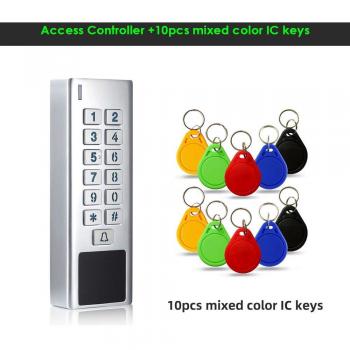 Outdoor Use Waterproof IP67 Zinc-Alloy RFID Door Access Control Reader 2000 Users with WG Input/Output and Doorbell