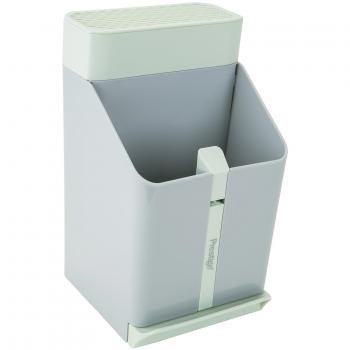 Prestige Kitchen Hacks Knife & Utensil Rack – Sleek Grey Polypropylene