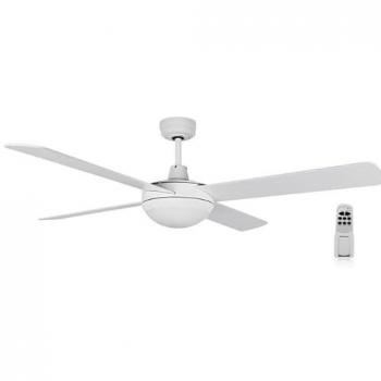 Ventilateur de plafond blanc Orbegozo 4 pales avec lumière