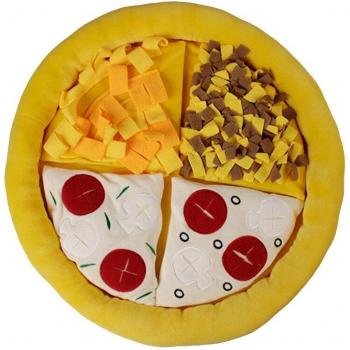 Tapis gourmand caché à la pizza