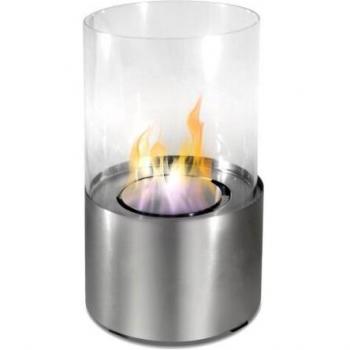 Cheminée Acier Moderne 2kW Bioéthanol