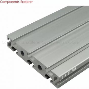 Aluminum Extrusion Profile 30150W 1000mm, Silvery Color