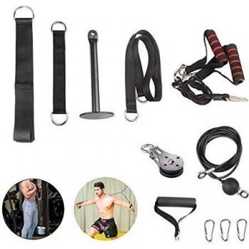 MuscleMotive 11-Piece Bicep, Triceps, Lat Pull Down Trainer