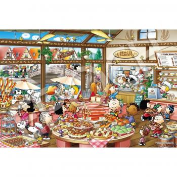 Epoch 2016 Peanuts Beagle Bakery Kleine puzzel, inclusief lijm en scorekaartje