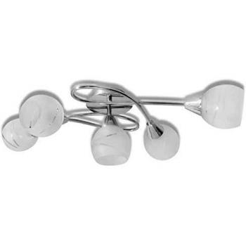 Ceiling Mount Lighting with Glass Shades and Sockets for 5 E14 Bulbs, vidaXL