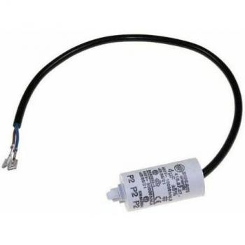 Condensateur démarrage 4µF (45X3560) – Compatibilité multi-marques : AEG, Amica, Wronki, Ariston, Hotpoint, Arthur Martin, Electrolux, Avea, Bauxnecht, Bloemberg, Bomann, Boreal, Bosch, Brand