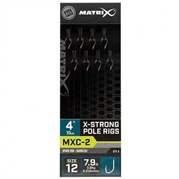 Bas de Ligne Matrix MXC-2XS Noir 0,20 mm – Lot de 8