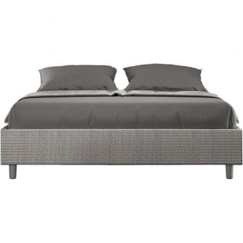Letto Sommier imbottito Matrimoniale 160x210 cm tessuto Labirinto A