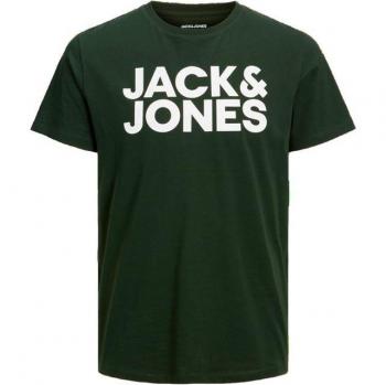 T-Shirt verde Jack & JONES Corp para Hombre