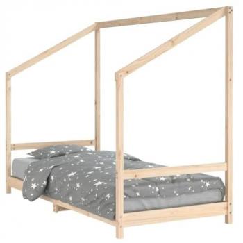 Lit pour enfant 90x200 cm en bois de pin massif
