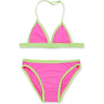 Bikini Tuc Tuc rosa con detalles verdes