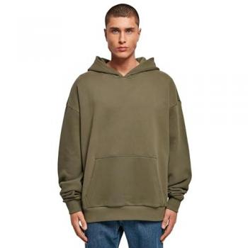 Box Olive Felpa Ultra Heavy Cotton 2XL con Cappuccio – Build Your Brand