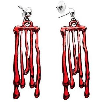 Widmann Halloween Bluttropfen Ohrringe