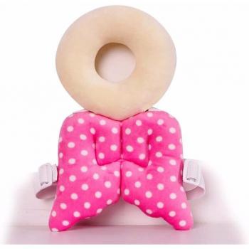Toddler Playpen with Head Protection and Entertainment Pillow